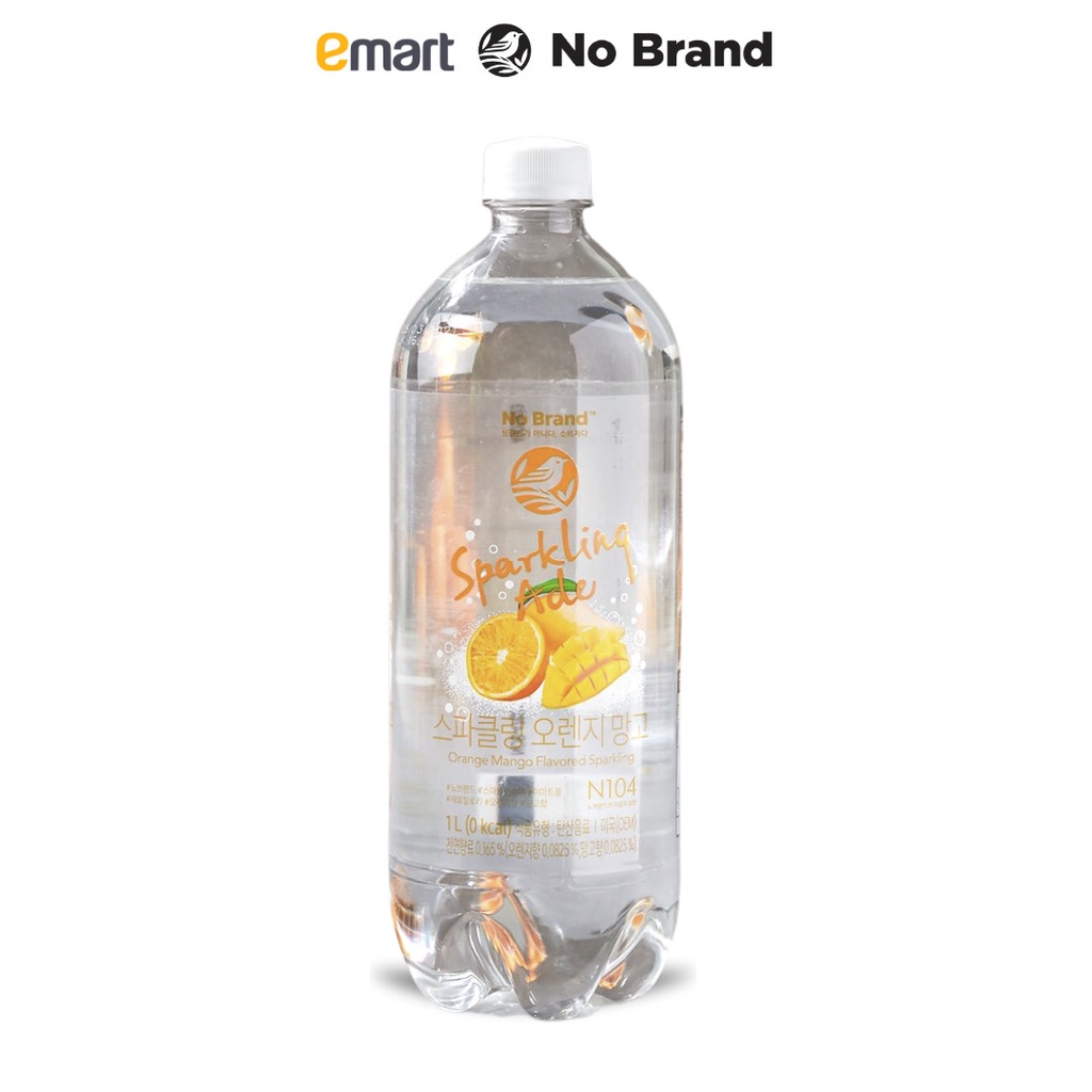 Nước Sparkling Vị Cam Xoài Không Calo No Brand Chai 1L - Emart VN