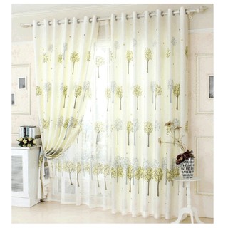 Rèm Vải Họa Tiết Rừng Cây Sang Trọng