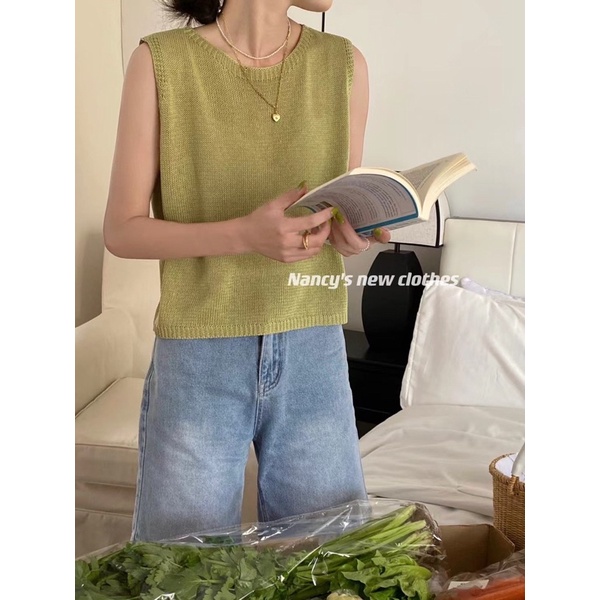 Áo ba lỗ dệt mongtoghi mùa hè