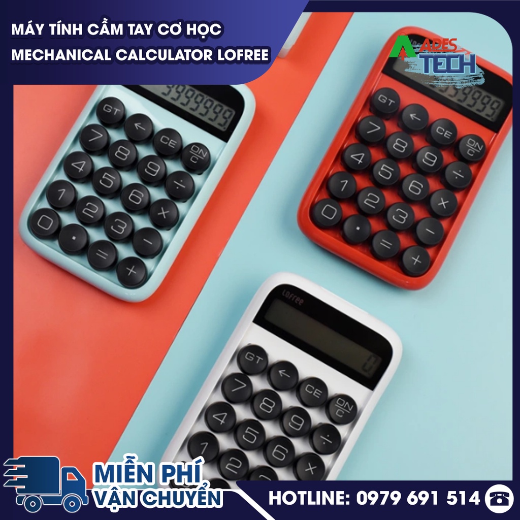 Máy tính Cầm tay Cơ học Mechanical Calculator Lofree - Chính hãng Xiaomi - Siêu xinh siêu Hot