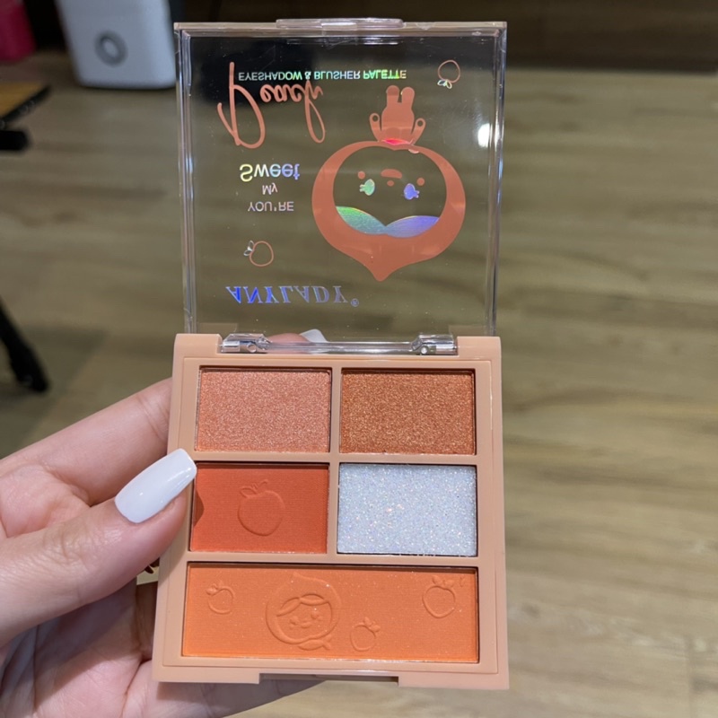 Bảng phấn mắt và má 2in1 gồm 5 ô màu Anylady You are my sweet | BigBuy360 - bigbuy360.vn