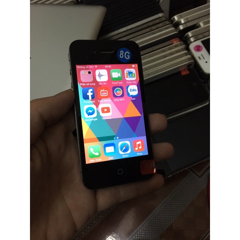 Điện thoại iphon 4s quốc tế lắp được sim chơi Zalo fb mess, nghe gọi ok - tặng kèm cáp sạc | BigBuy360 - bigbuy360.vn