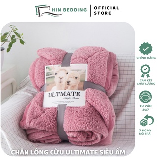 Chăn Lông Cừu Ultimate Hàng Nhập Cao Cấp, Chăn Lông Cừu HIN BEDDING Chăn Lông 2 Lớp, Kích Thước 2mx2,3m