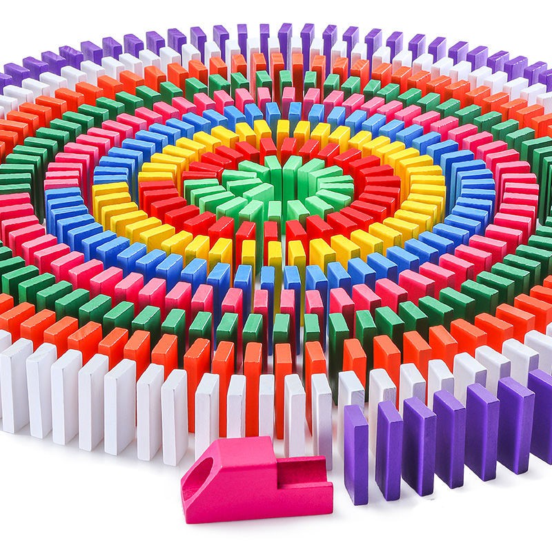 domino vừa và lớn 500 miếng 1000 trò chơi khối xây dựng dành riêng cho trẻ em Xếp hình Tổ chức Người