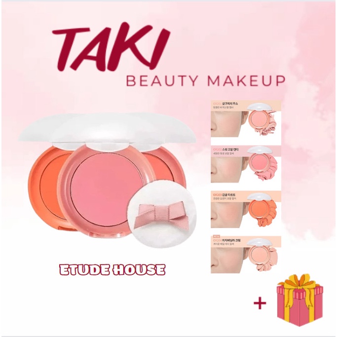 Phấn Má Hồng Etude House Lovely Cookie Blusher 4g [OR201- BE101- RD301- PK002]