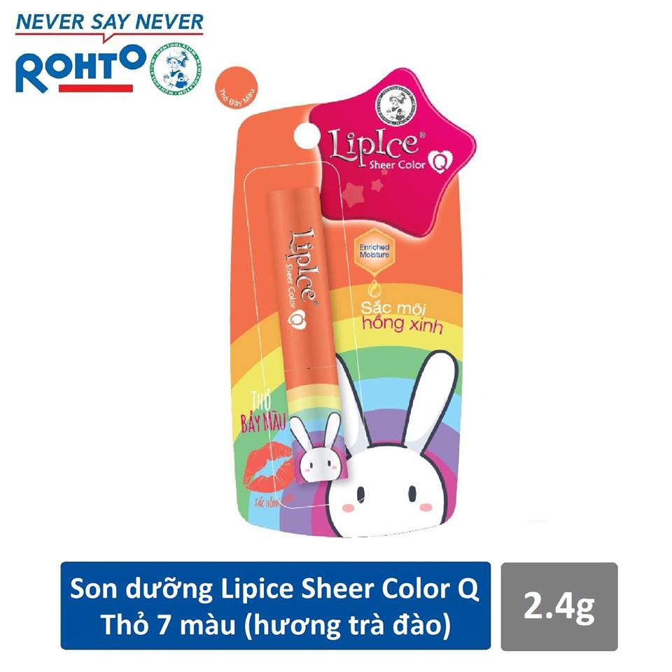 Son LipIce Sheer Color Q Bestie phiên bản Thỏ 7 màu - Rohto [Coco Shop]