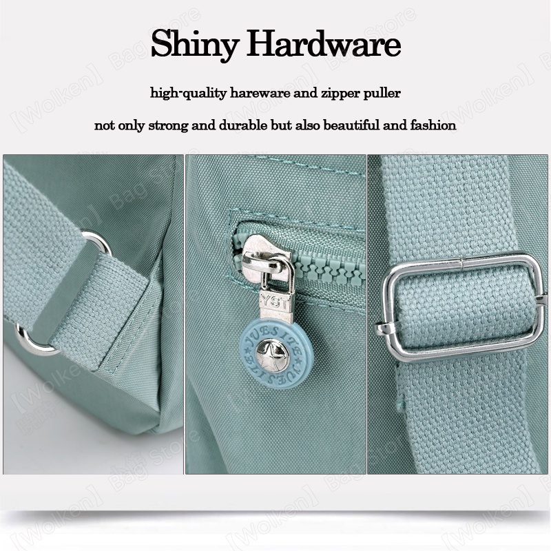 Ba Lô Nylon Nhỏ Siêu Nhẹ Chống Thấm Nước Đơn Giản Cho Nữ