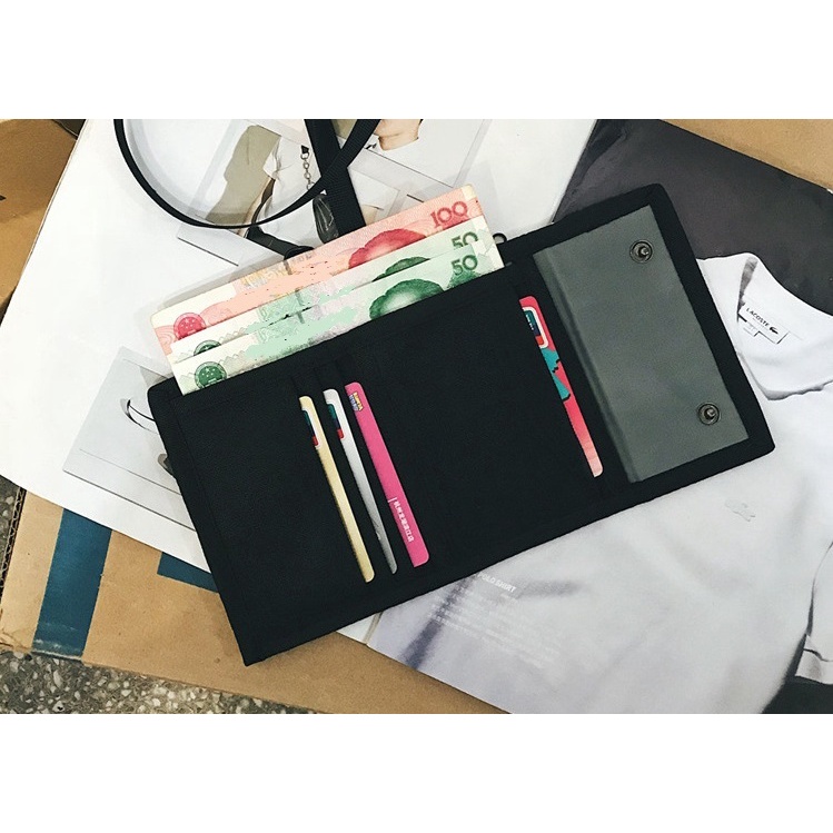 HeyMister - Ví thời trang vải Canvas chống nước cao cấp HM14