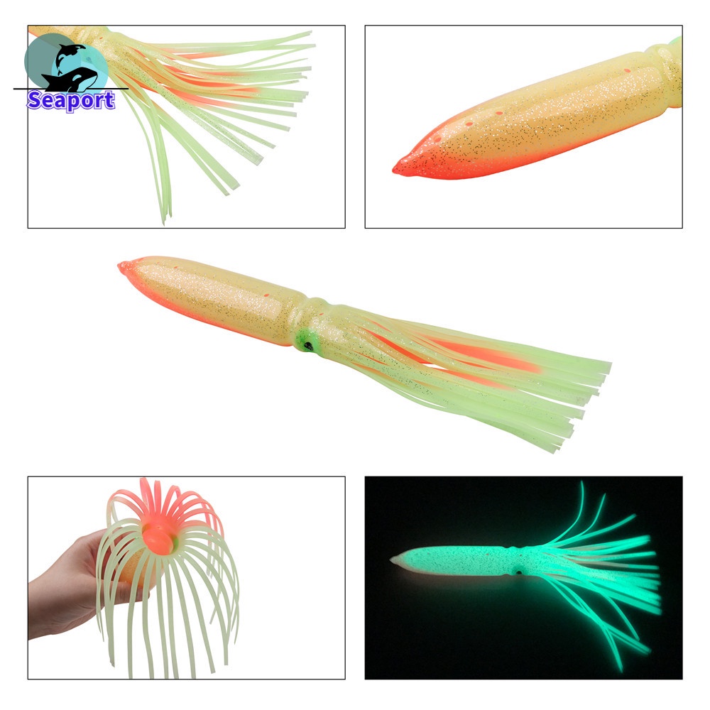 Mồi Câu Cá Hình Bạch Tuộc Kích Thước 11.8inch 55g 30cm