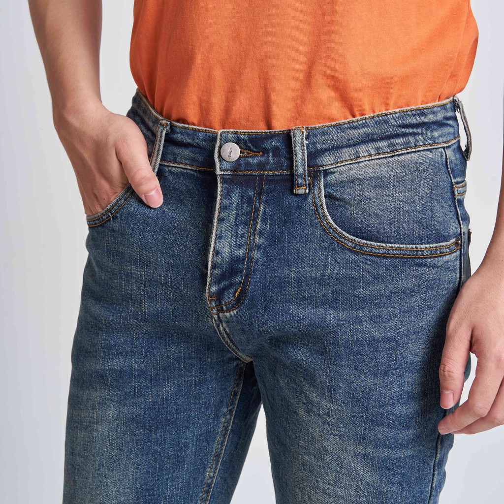Quần Jean Nam Chất Bò Đẹp Local Brand KRIK Dáng Slimfit Basic QJ1028 | BigBuy360 - bigbuy360.vn