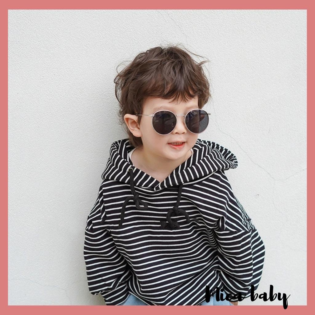 Kính râm thời trang cho bé gọng kim loại phong cách cool ngầu từ 1-4 tuổi K07 Mica baby