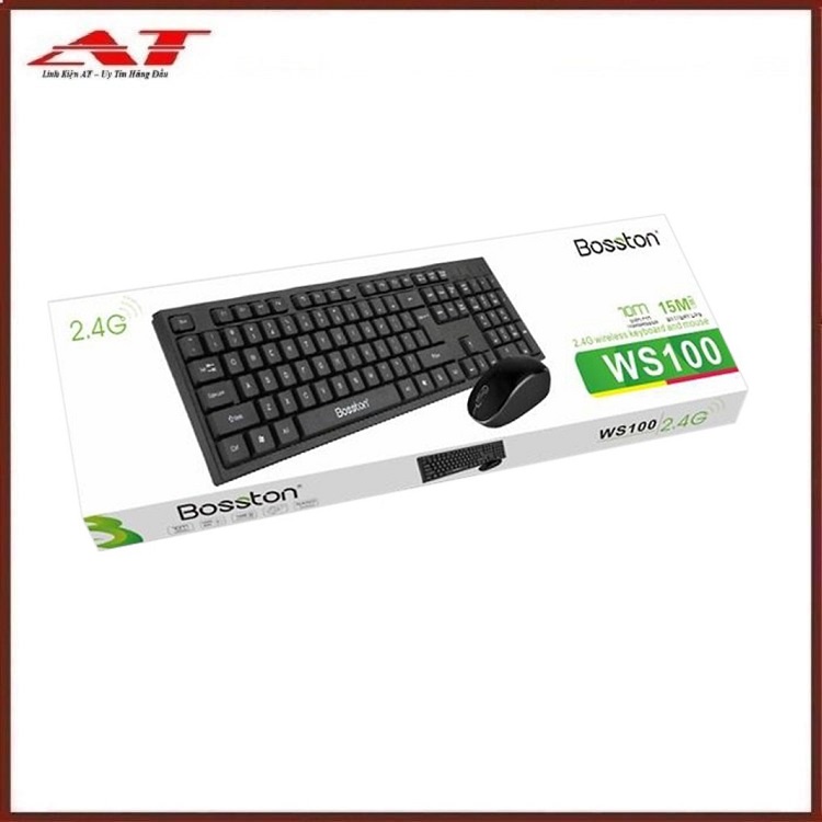 Combo Chuột và Bàn Phím Không dây Boston WS100