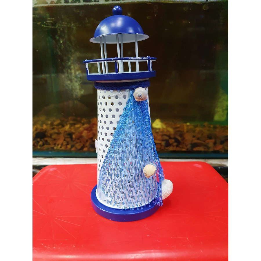 NGỌN HẢI ĐĂNG TRANG TRÍ HỒ CÁ NHÀ CỬA CAO 19CM