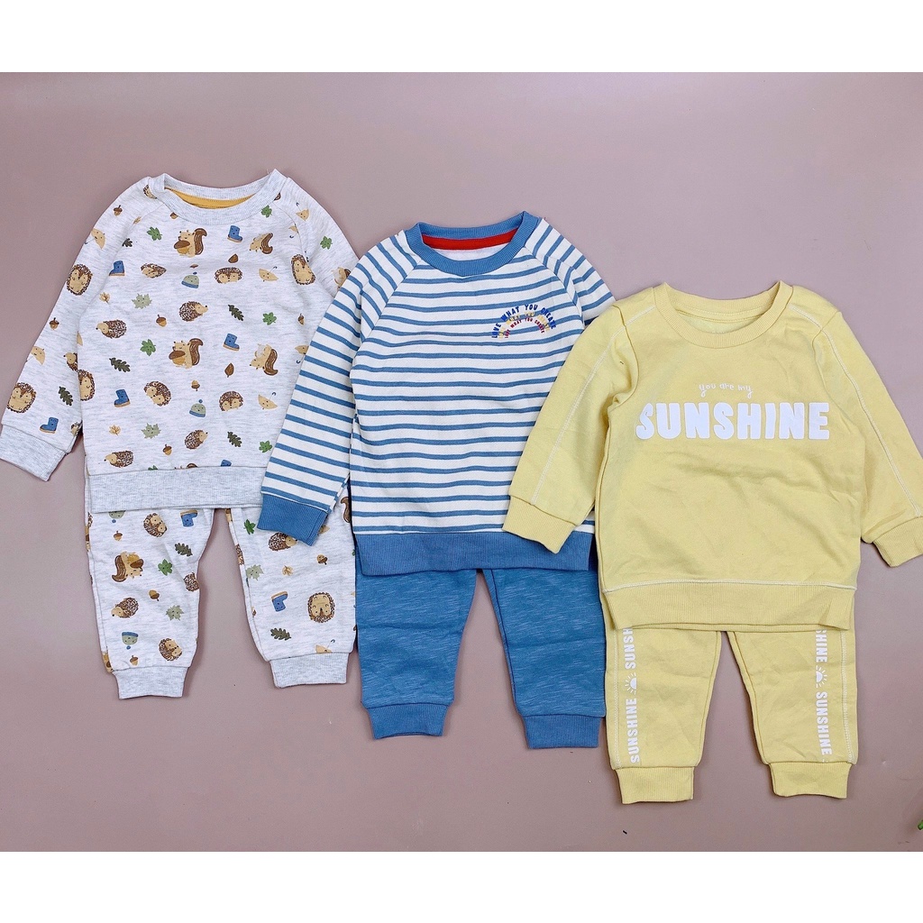 Bộ nỉ Primark lót lông mỏng BT - Bảng màu 2