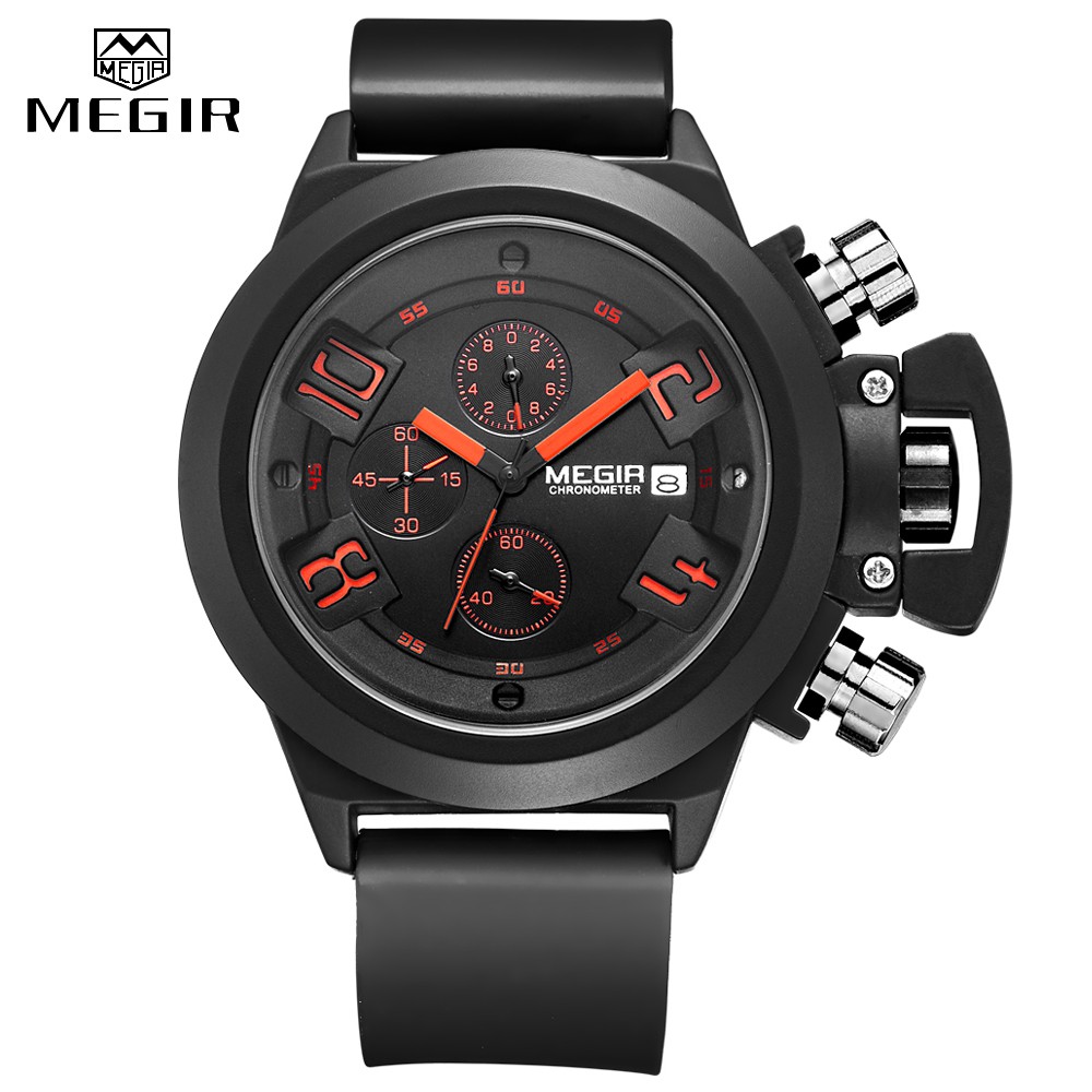 Megir Đồng Hồ Thể Thao Thời Trang Sành Điệu Bắt Mắt Cho Nam