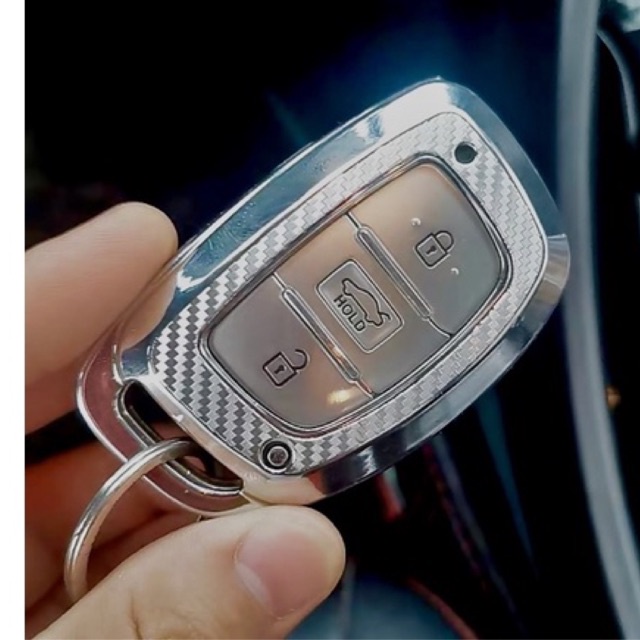 Bọc chìa khóa dành cho Hyundai i10, Hyundai Elantra, Tucson, Sonata... ốp chìa khóa xe i10 , Tucson