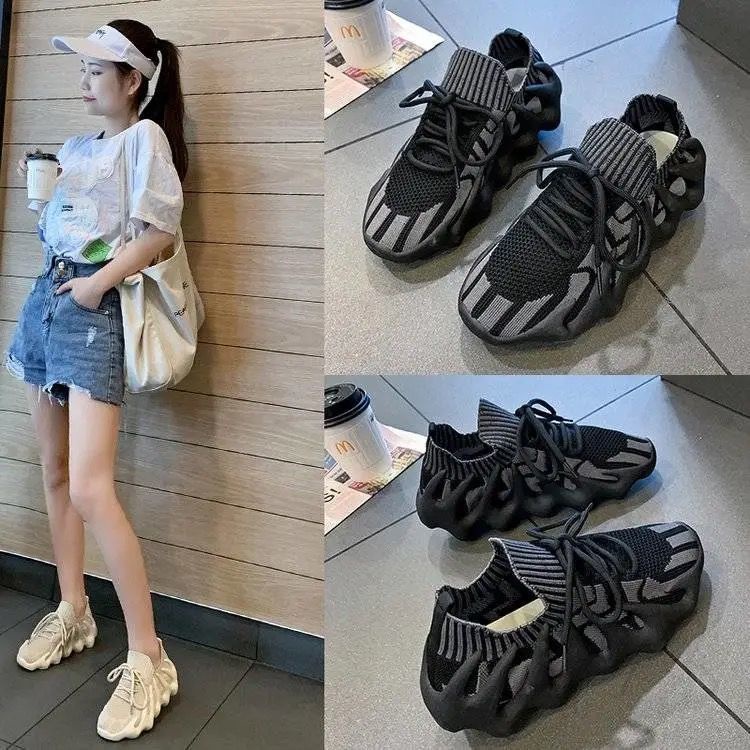 Jiashucheng Giày Thể Thao Chạy Bộ Phối Lưới Thoáng Khí Trọng Lượng Nhẹ Thời Trang Mùa Hè Cho Couple