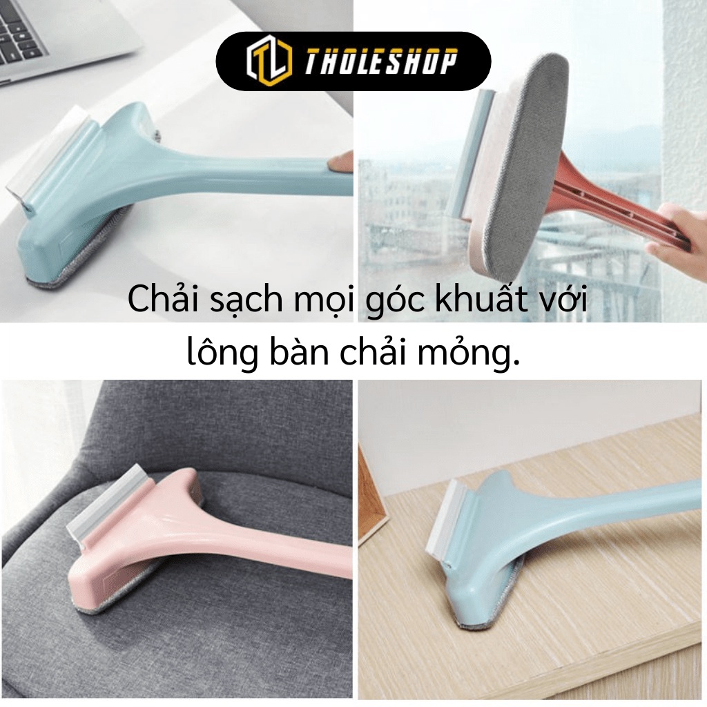 [SGD] Cây Chùi Kính - Cây Gạt Nước Lau Kính 2 Mặt Đa Năng, Có Thể Tháo Rời 9475