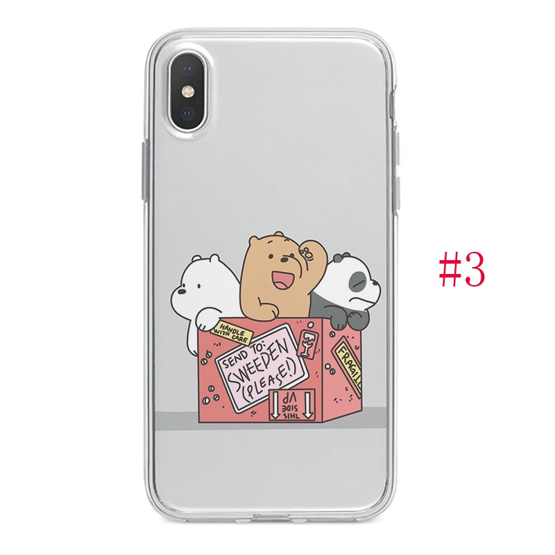 Ốp lưng Samsung Galaxy A01 / A01 Core vỏ điện thoại Silicone mềm Case Ba con gấu3