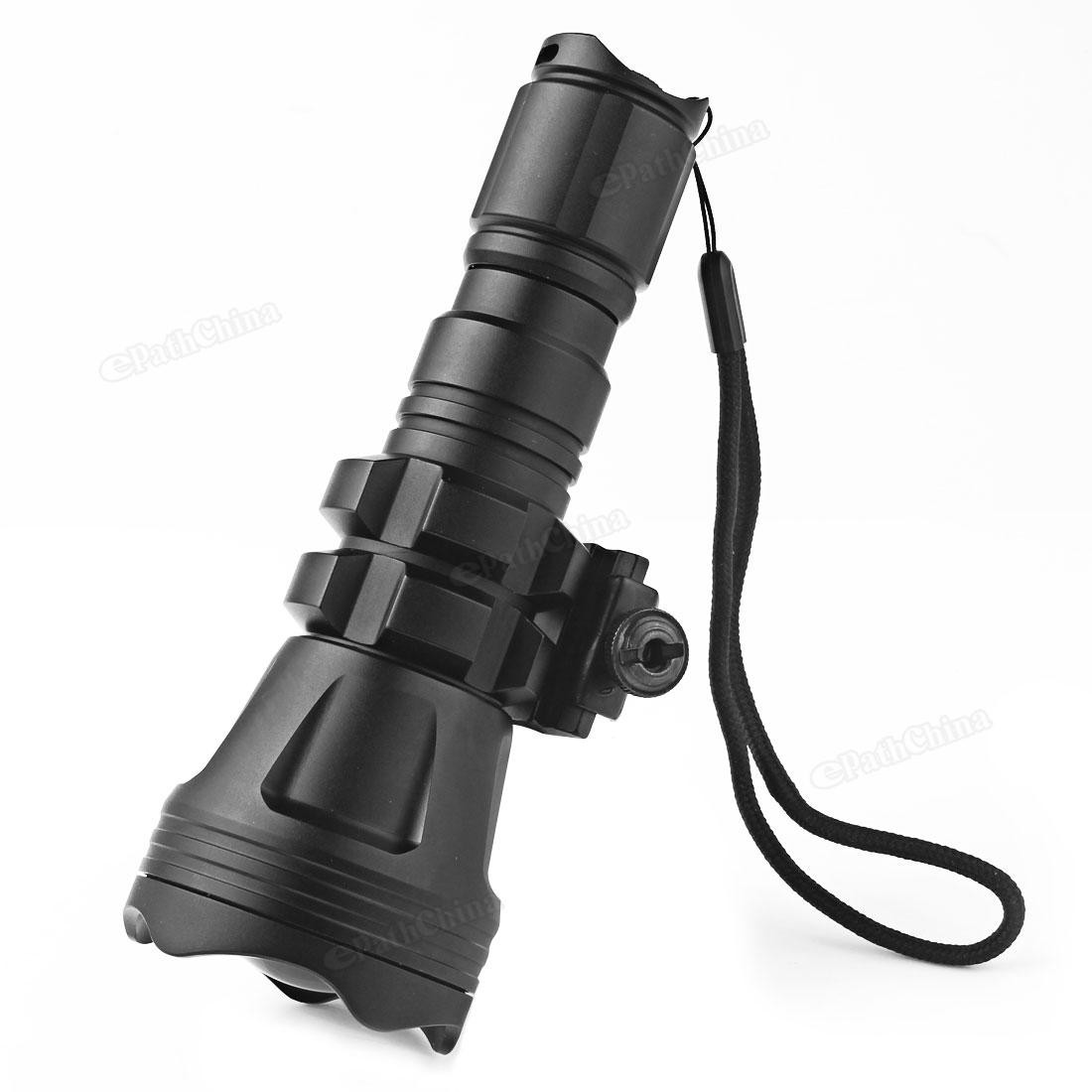 B158 Convex Len Zoom Flashlight XM-L2 U4 LED Torch 900 Lumen