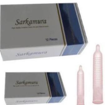 [Rẻ Vô Địch] Bao cao su Sarkamura hộp 12 cái- BCS Siêu Mỏng-Tăng Khoái Cảm-Cảm Giác✔️