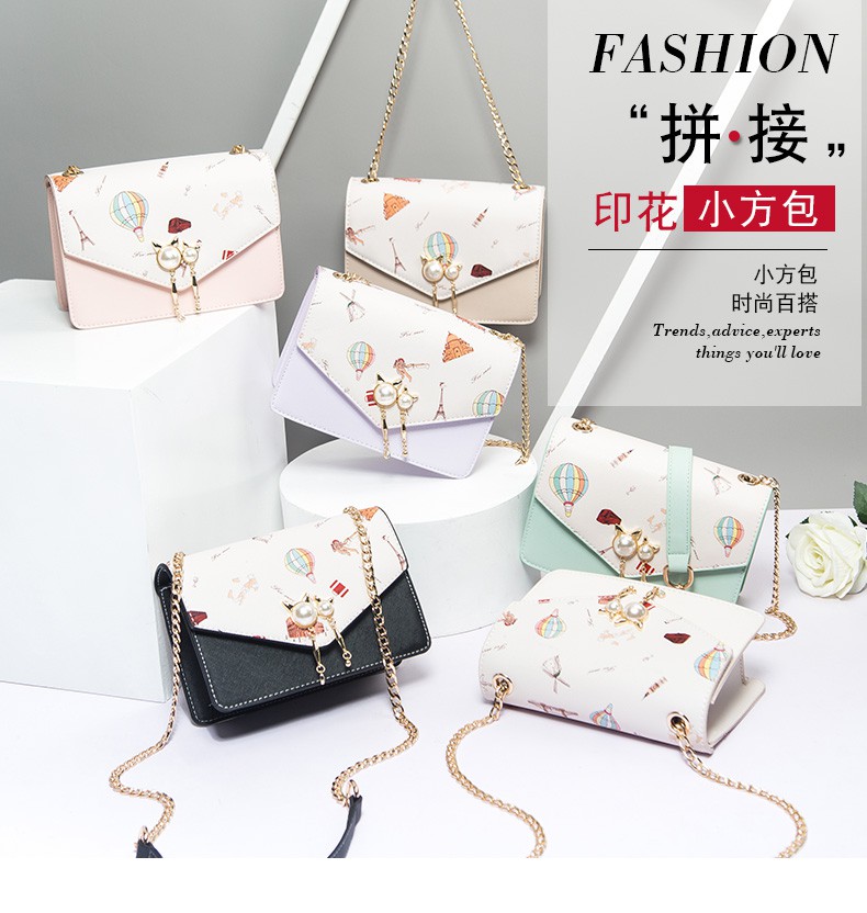 Jk Chain Charles  Amp Keith Bag Female 2021 New Trendy Student Fashion Shoulder Bag All-Matching Ins Ladies' Bag Summe