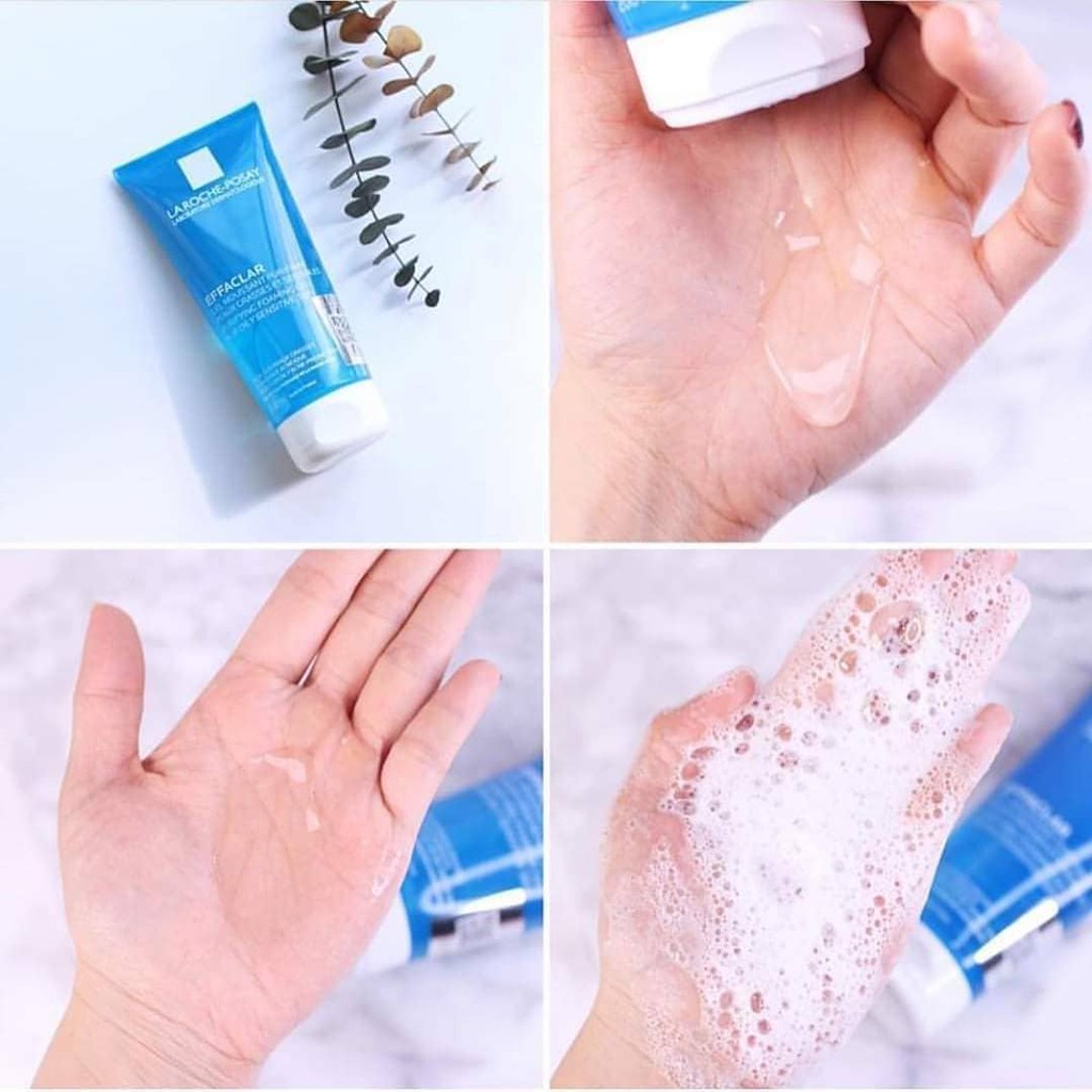 Gel Rửa Mặt Tạo bọt Làm Sạch Cho Da Dầu Nhạy Cảm La Roche-Posay Effacla Purifying Foaming Gel Cleanser - dad cosmetics | BigBuy360 - bigbuy360.vn