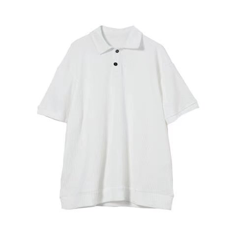 Áo Thun Nam Polo Màu Trơn Đơn Giản Thời Trang Đường Phố Hàn Quốc Fashion Áo Sơ Mi Nam Ngắn Tay  Simple Áo Polo Nam Unisex Áo Thun Có Cổ Nữ