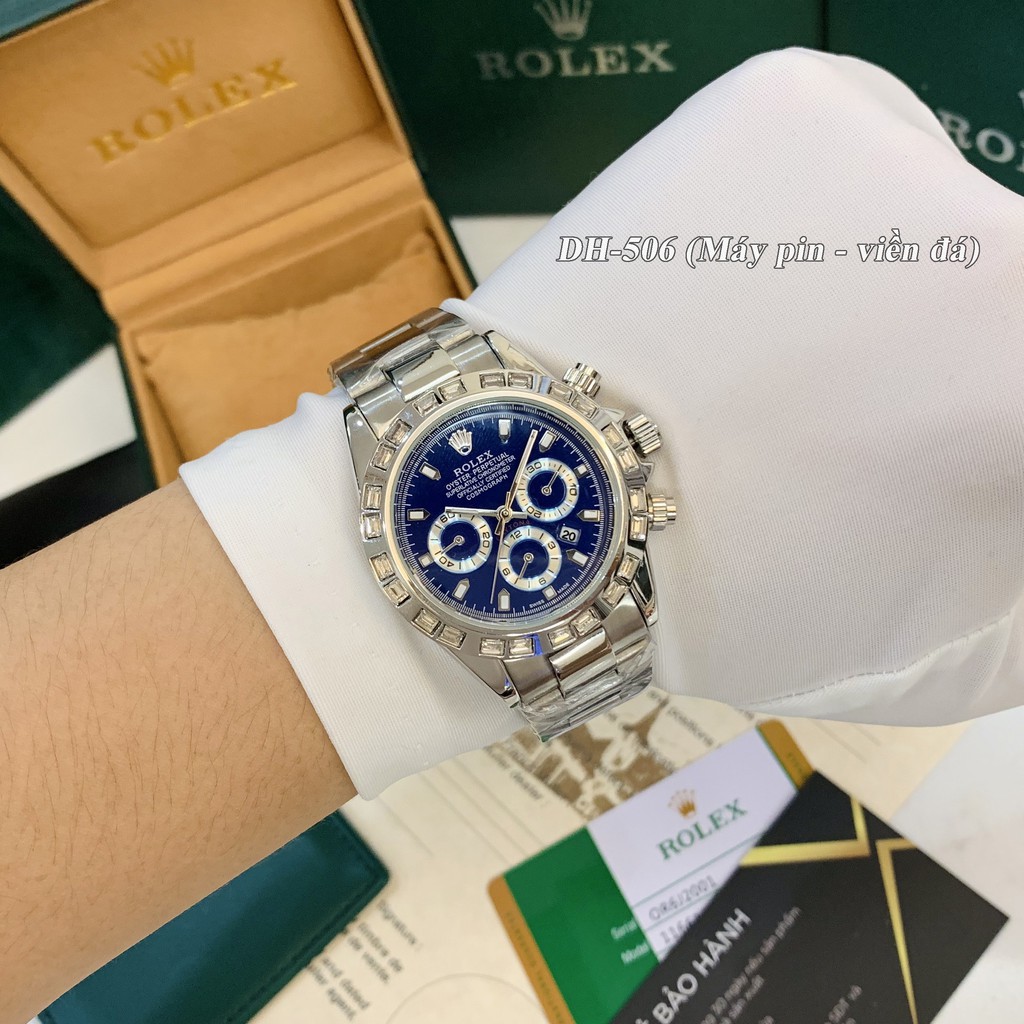 Đồng hồ nam Rolex - mặt tròn máy pin cao cấp có bảo hành DH506 Shop404 | BigBuy360 - bigbuy360.vn