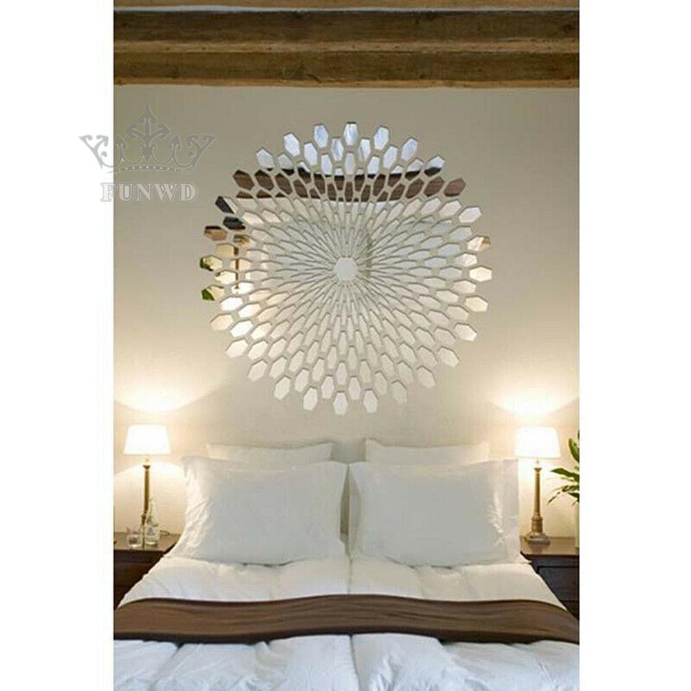 Gương dán tường Acrylic 3D có thể tháo gỡ màu sắc lựa chọn