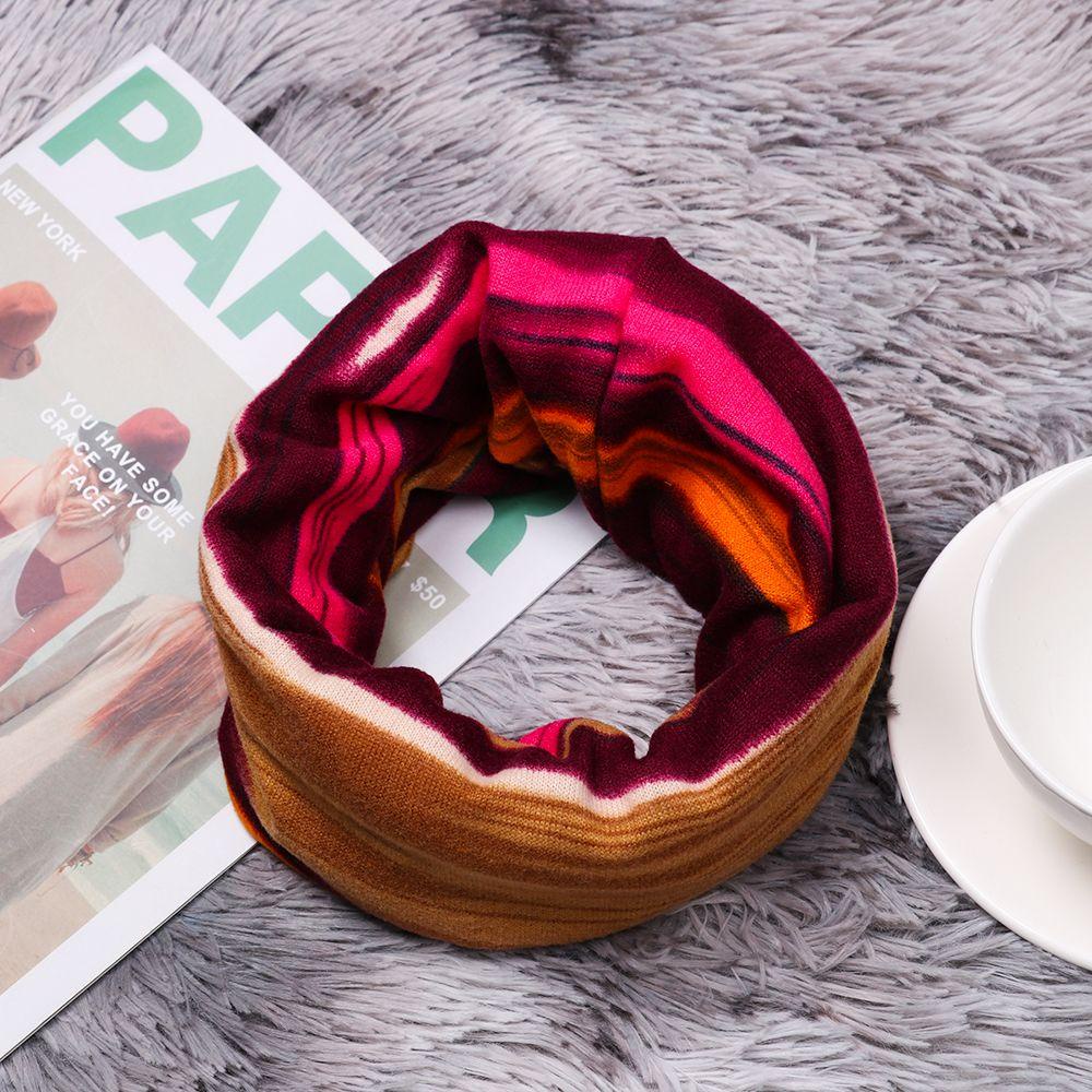 WATTLE Mũ Kiêm Khăn Choàng Cổ Co Giãn Mềm Mại In Họa Tiết Đa Năng Thời Trang Mù