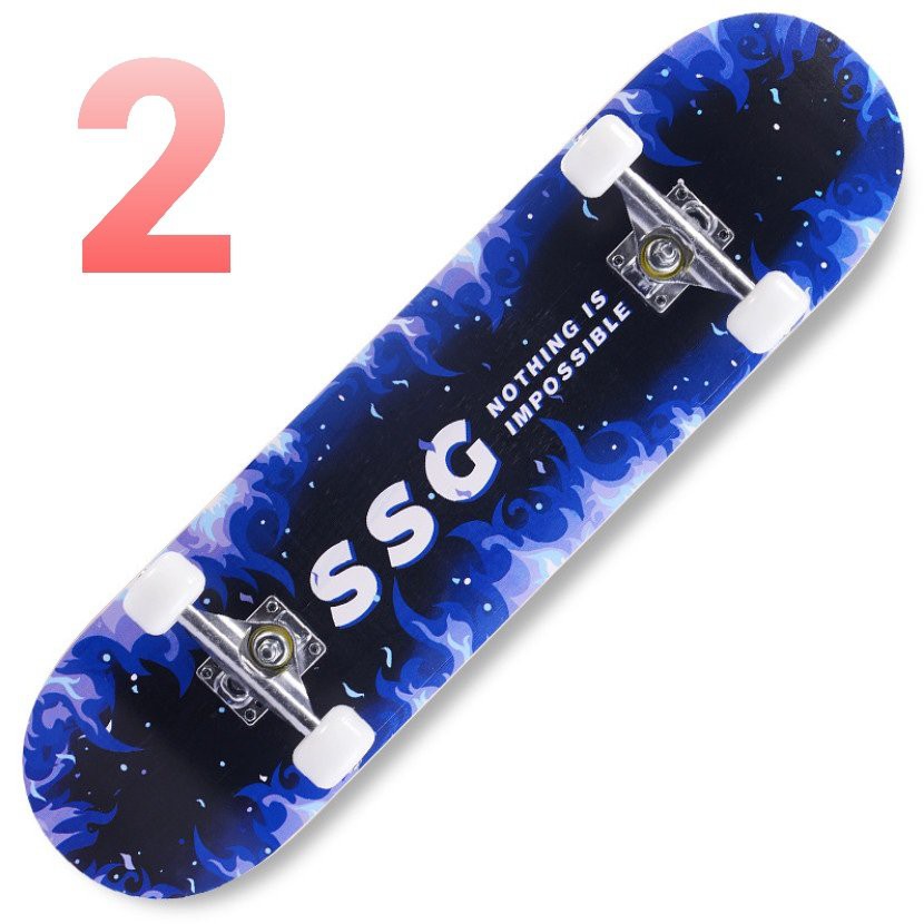 Ván trượt Skateboard gỗ nhám 7 lớp in hình ( Bảo hành 1 đổi 1 trong 7 ngày )