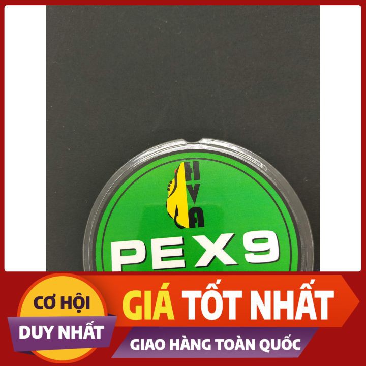 Dây pe x9 câu lure cá lóc cá chẽm {SIÊU BỀN} HVAX9-CHA GIÀ VLOGS  dài 100m, dây pe câu cá lóc, nhợ câu cá