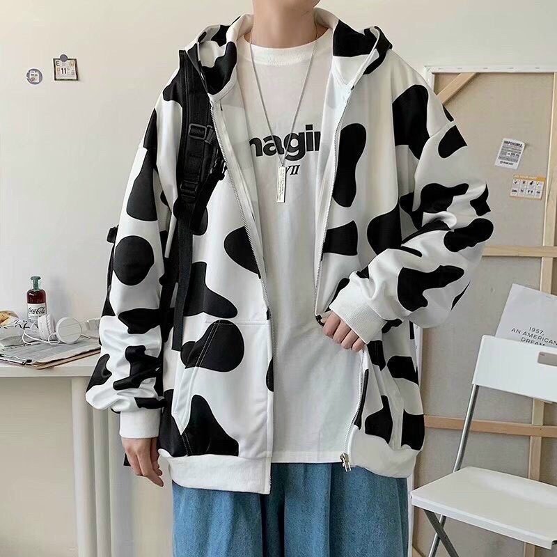 ÁO KHOÁC NỈ BÒ SỮA DÂY KÉO | BigBuy360 - bigbuy360.vn