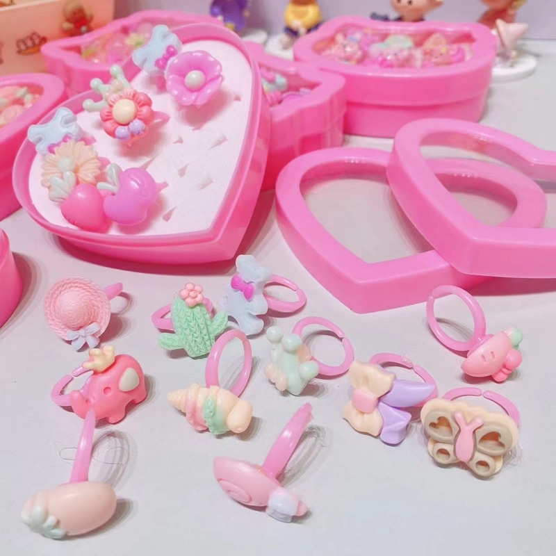 Nhẫn Nhựa Hoạt Hình Dễ Thương Cho Bé Gái  SP100000254 SP100000116 SP100000076