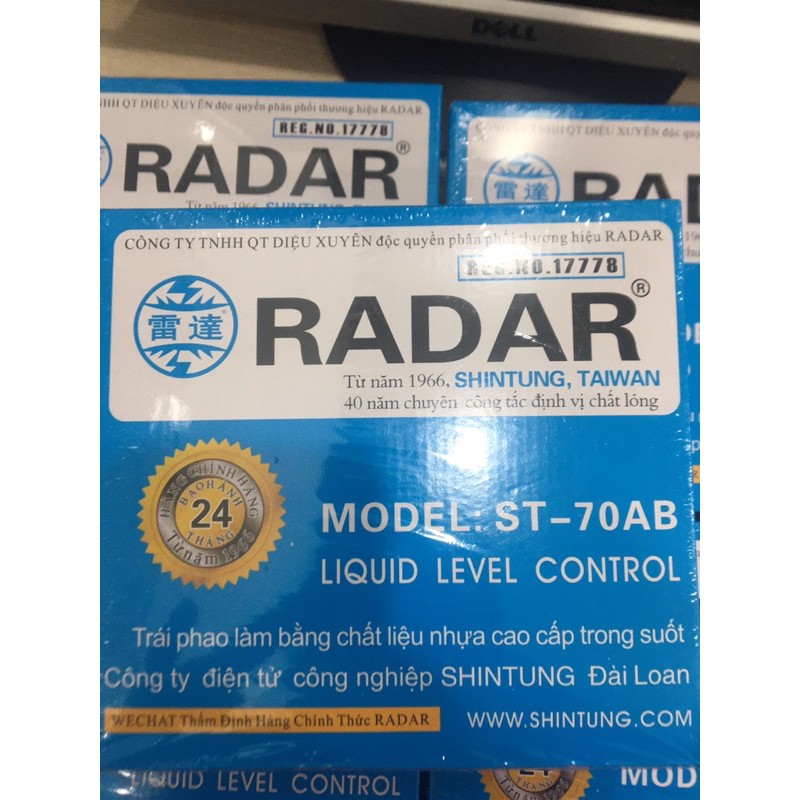 Công tắc phao nước Radar ST-70AB, Taiwan