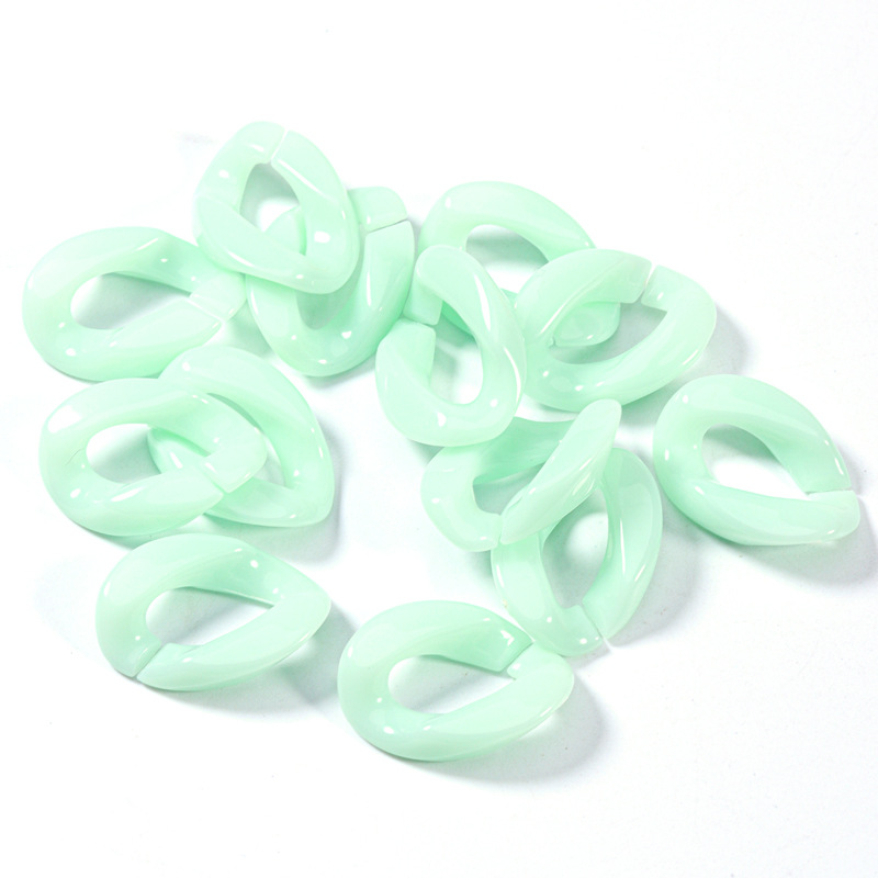 Set 50 Mắc Xích Chất Liệu Acrylic Dùng Làm Dây Chuyền Đồ Trang Sức Diy