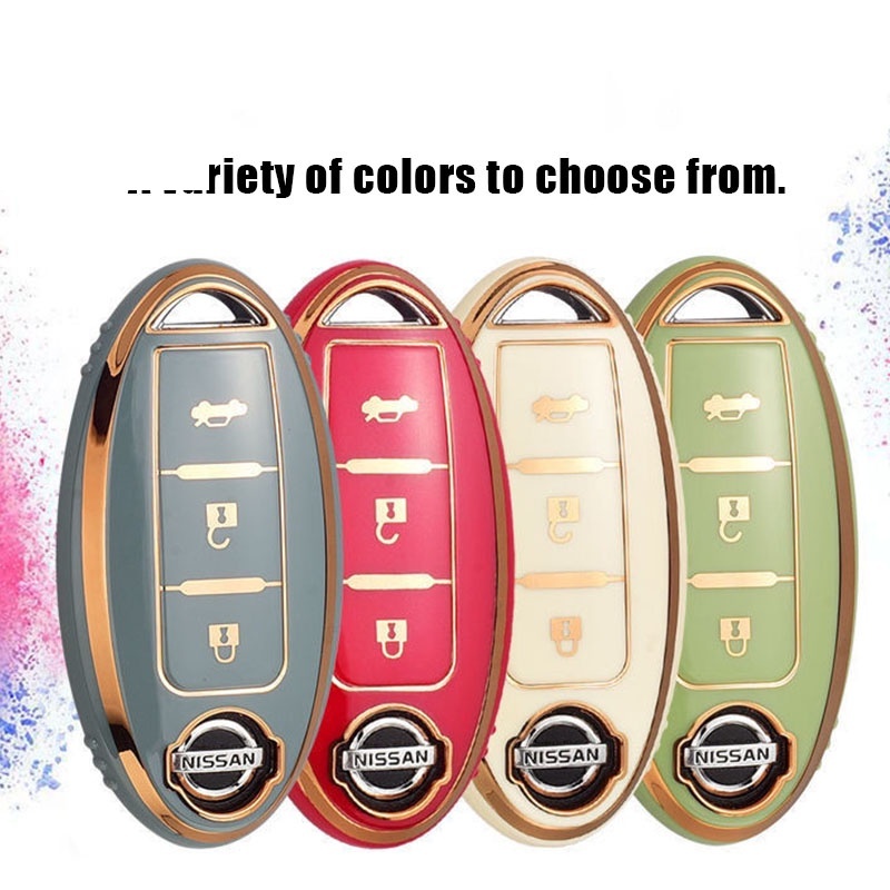 Vỏ Tpu Bảo Vệ Chìa Khóa Điều Khiển Từ Xa Cho Xe Hơi Nissan Almera Grand Livina