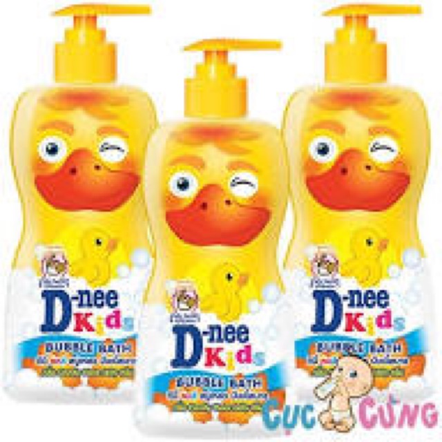 Sữa tắm gội cho bé Dnee kids 400ml Thái Lan màu vàng