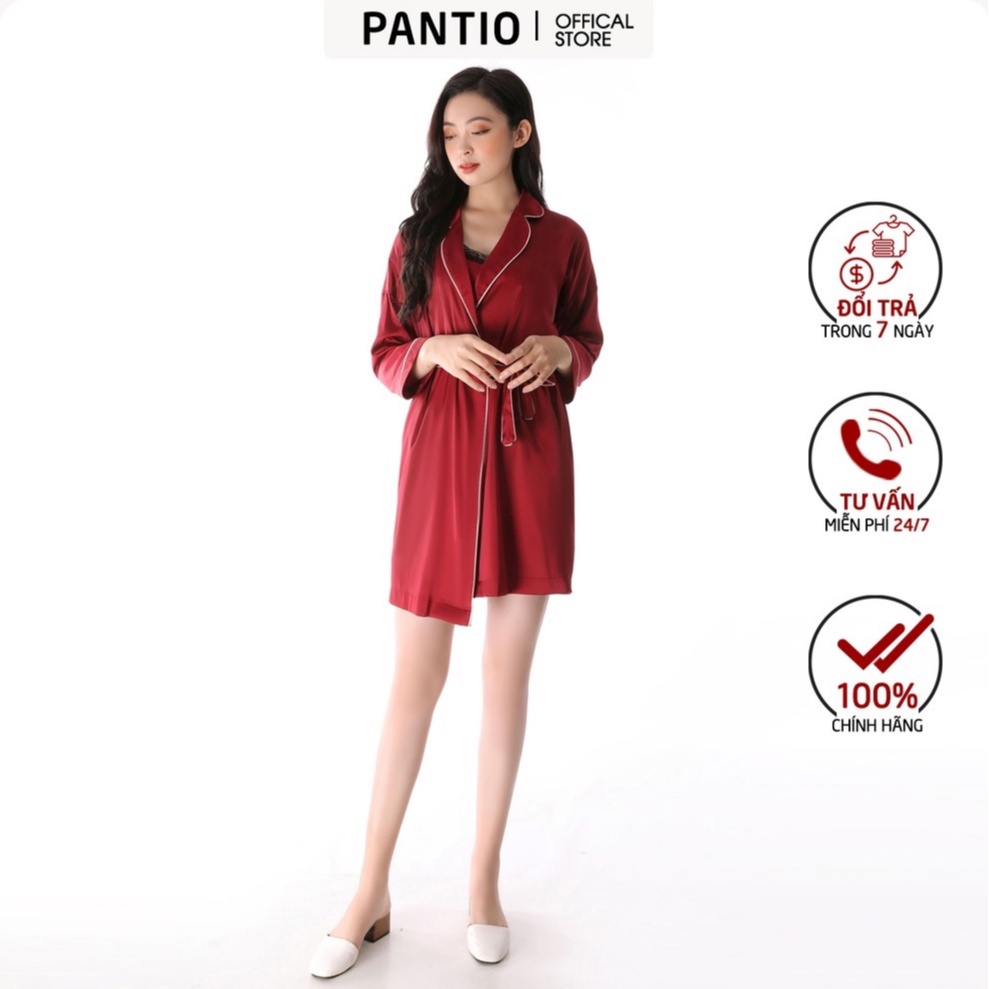 Áo khoác ngủ mặc ở nhà chất liệu lụa dài tay   BAC52263 - PANTIO