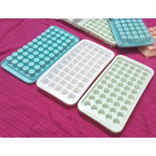 ( số 1 về giá ) Khay làm đá 50 lỗ, khuôn thạch rau câu 50 viên khuôn kẹo dẻo nhựa Việt Nhật