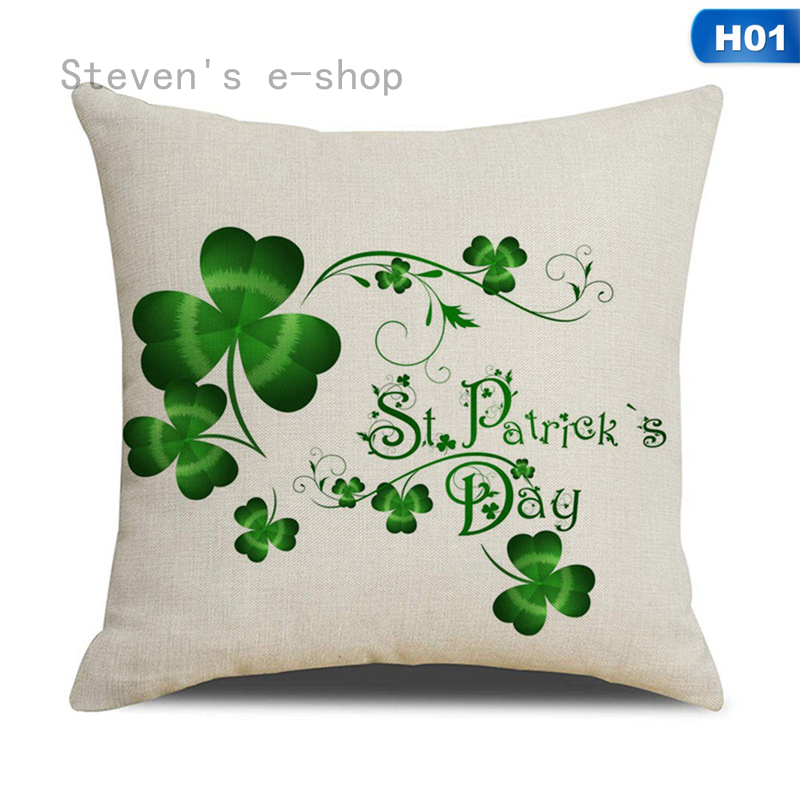 Vỏ gối in hình chữ St. Patrick's Day xinh xắn tiện dụng