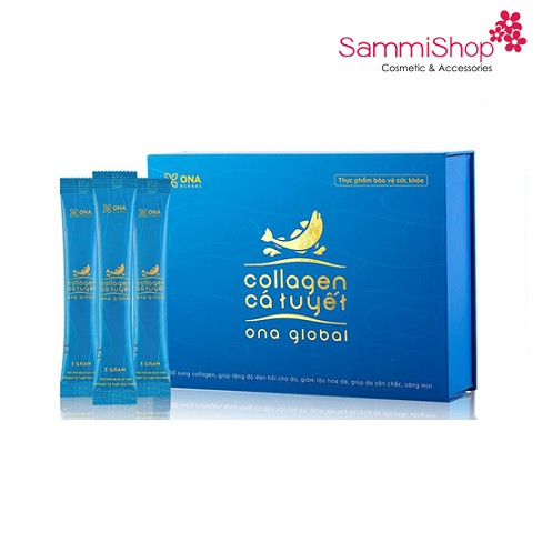 Thực phẩm bảo vệ sức khỏe Collagen Cá Tuyết Ona Global (Hộp 30 gói)