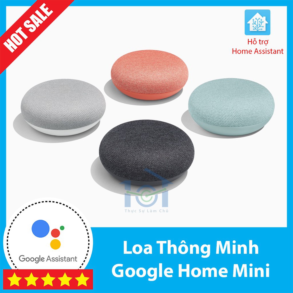 Loa thông minh Google Home Mini tích hợp trợ lý ảo Google Assistant