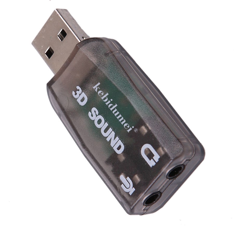 Thẻ âm thanh USB 2.0 5.1 3D tiện lợi