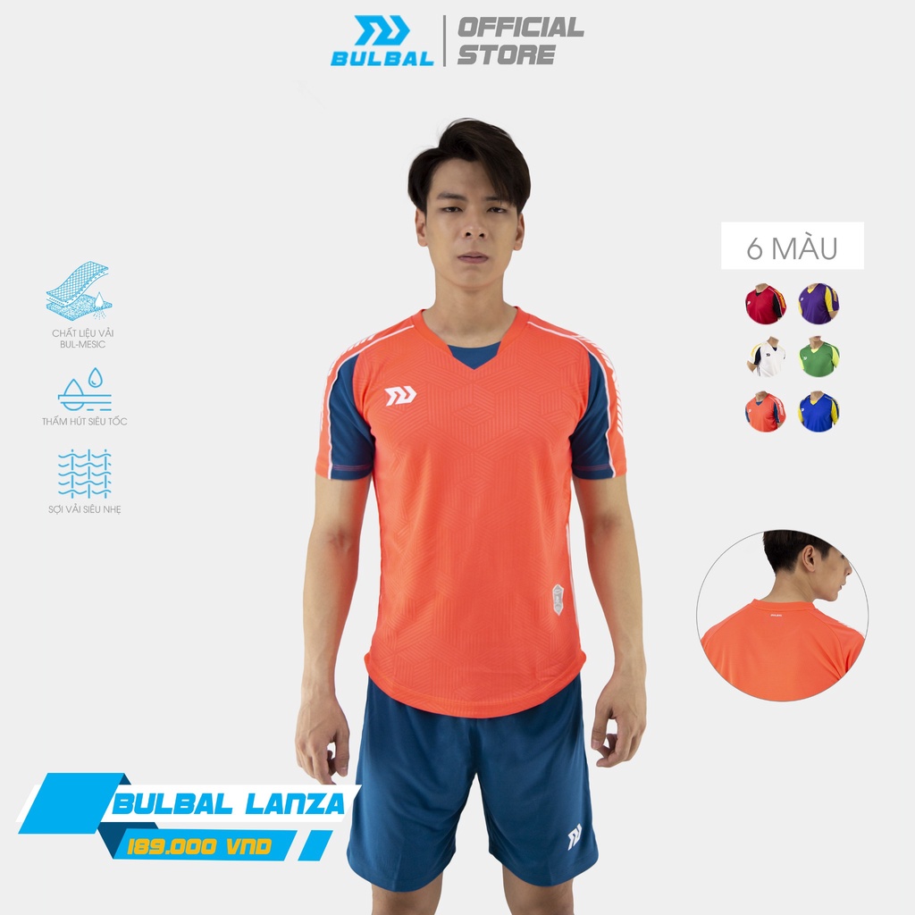 Bộ Quần Áo Bóng Đá Bulbal Lanza Cam San Hô