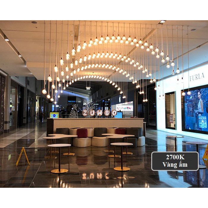 Bóng đèn Led Edison G125 8W đui E27