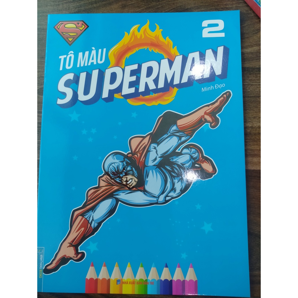 Sách - Combo tô màu SUPERMAN (5 cuốn)