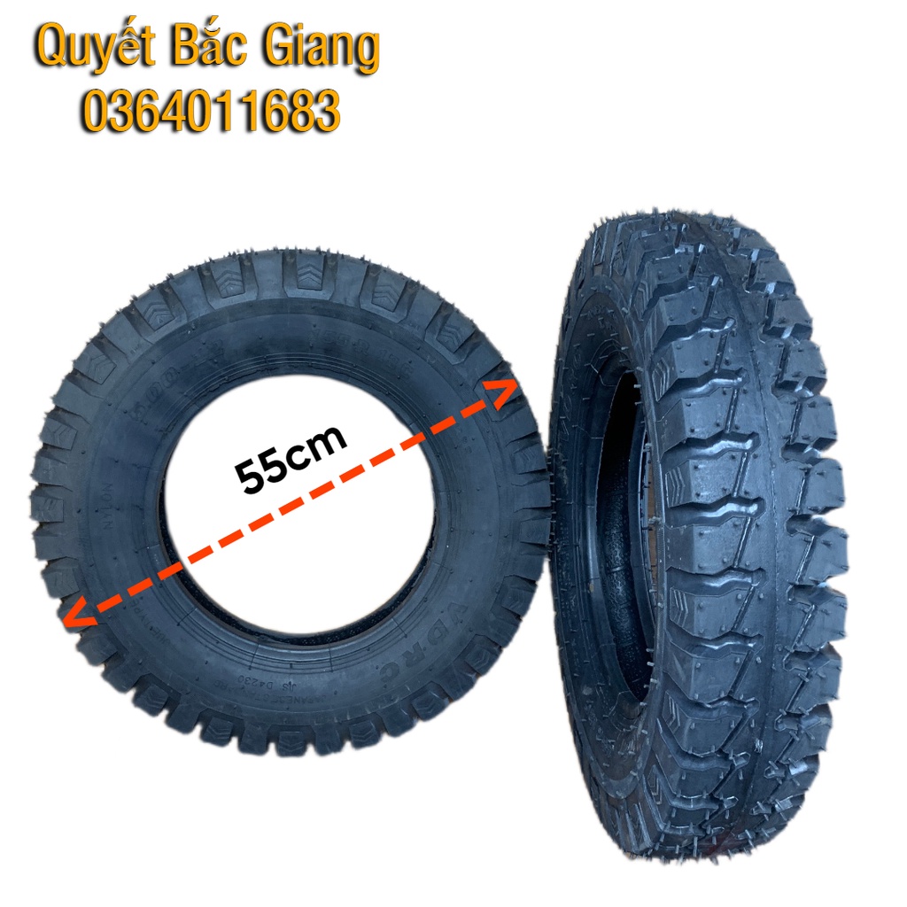 Lốp xe , vỏ bánh xe ba bánh , xe tự chế 500-12