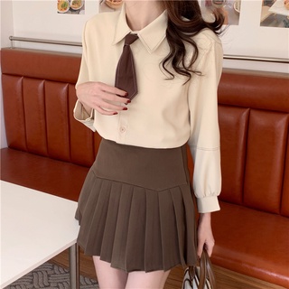 SƠ MI TRƠN BASIC KÈM CÀ VẠT NHỎ